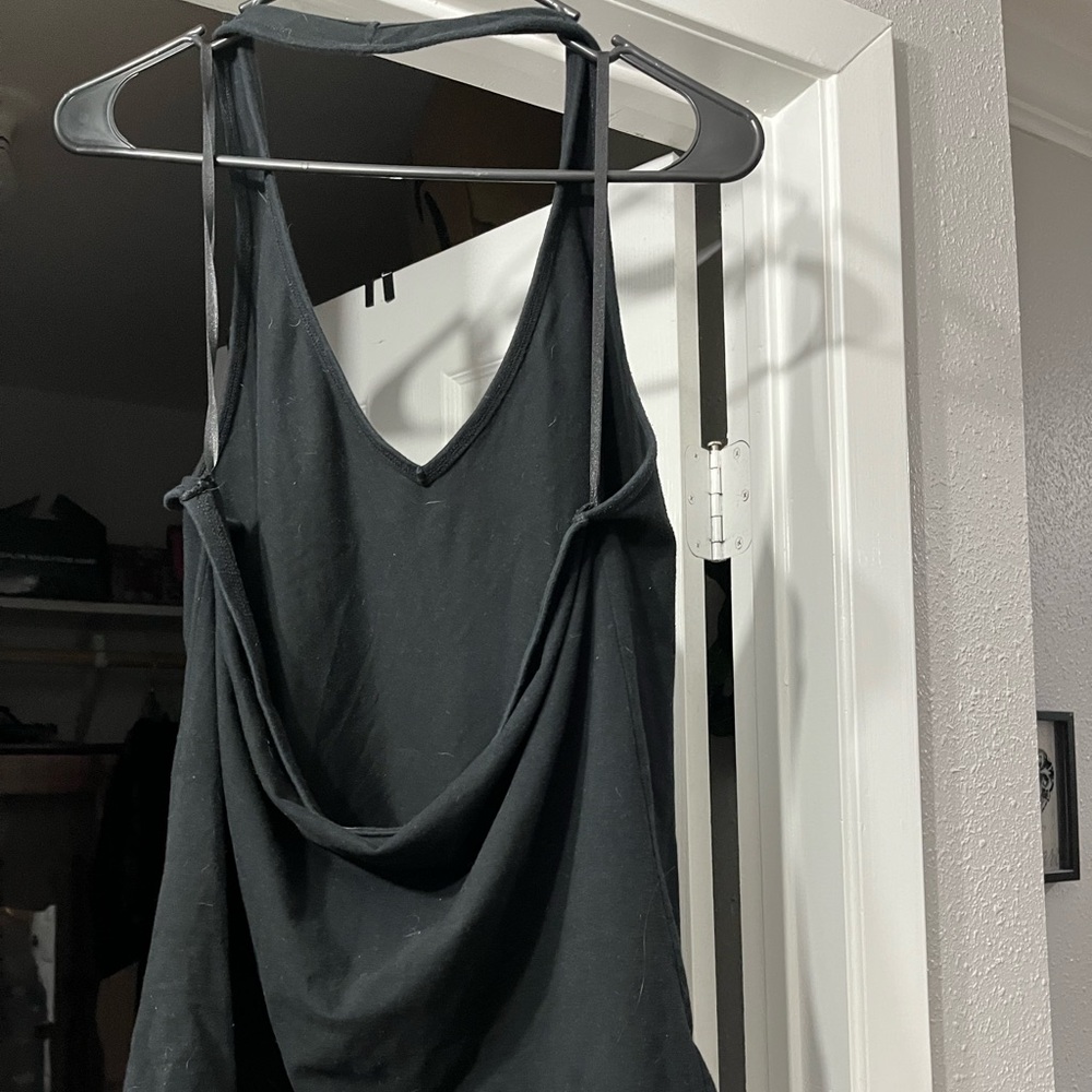 Size 2 Torrid black halter top
